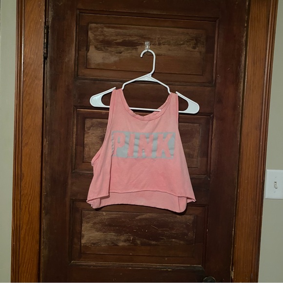 PINK Victoria's Secret Tops - PINK Victoria's Secret Cropped Shirt